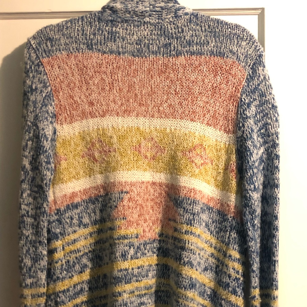 Multicolored knit cardigan